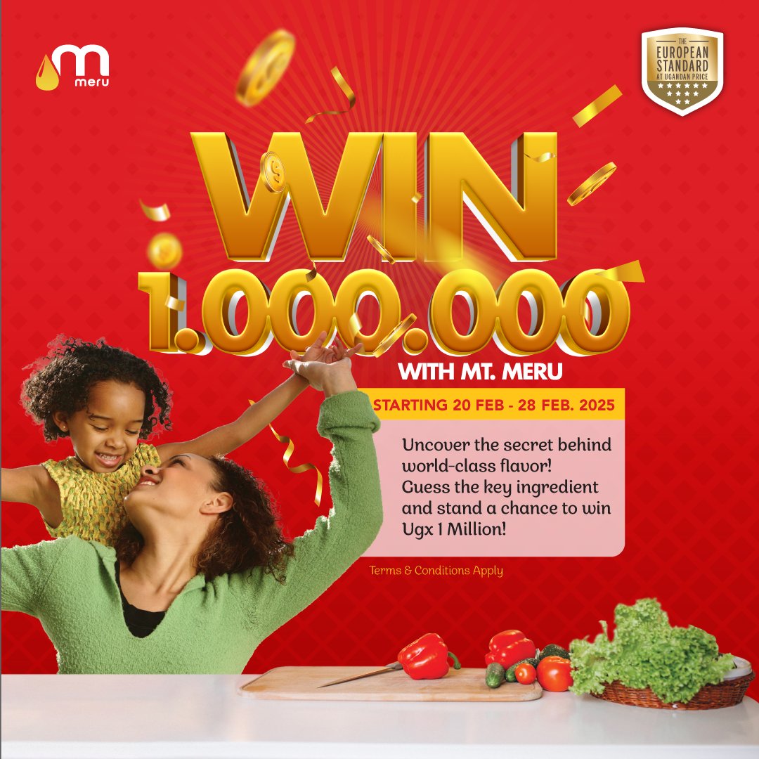 Can You Crack the Secret? 
What makes our taste truly international? 
Guess the key ingredient and you could WIN 1 MILLION UGX! 
Drop your answers in the comments! 
#GuessAndWin #1MillionChallenge 
T&amp;Cs apply.