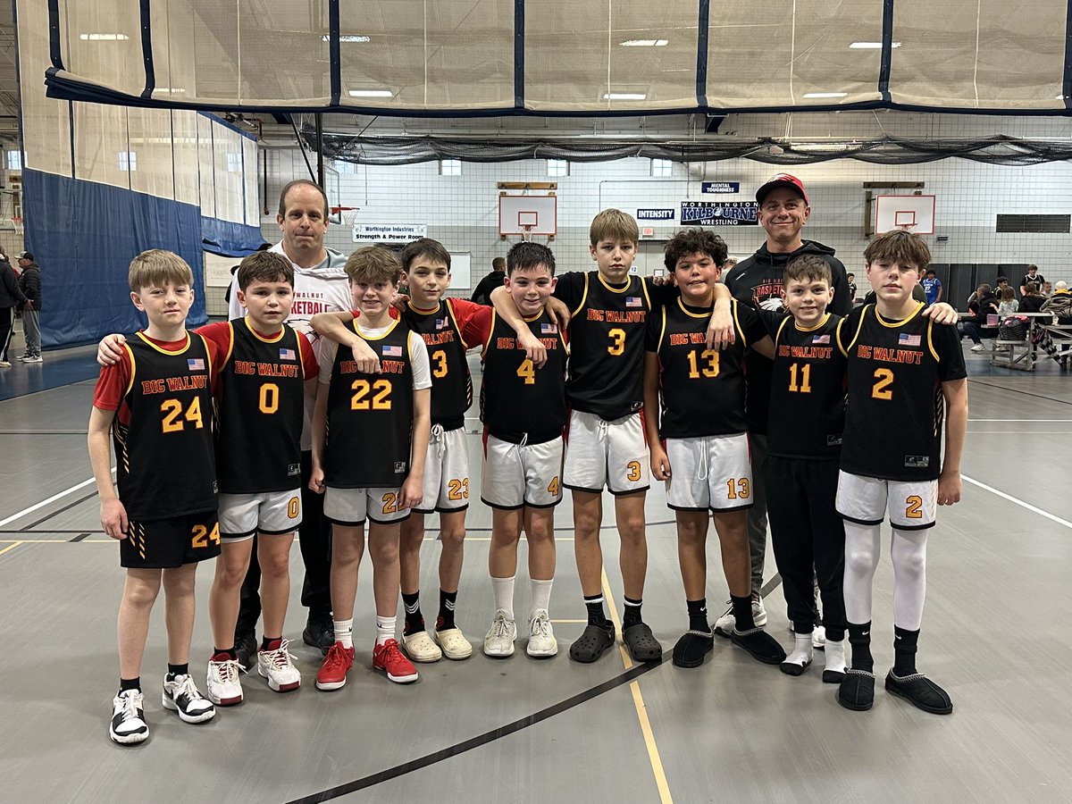 zaklyon303's tweet photo. The Big Walnut Youth Basketball Association would like to congratulate our 6th Grade Boys RED Team on a great season. After 4 amazing years of Travel Basketball, this group is headed onto their next chapter. We can’t wait to see what they do in Middle School next Season! #ACT https://t.co/3zFWdp5Pvi