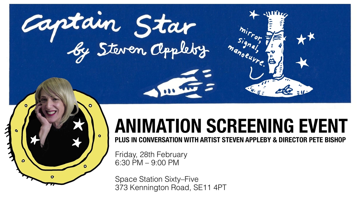 Join us for a screening event of Captain Star! Based on the original comic strip by Steven Appleby. Created for TV by Steven Appleby, Pete Bishop &amp; Frank Cottrell-Boyce. 
We can’t wait to see you there! 🚀
Get your free ticket here: outsavvy.com/event/24850/ca…