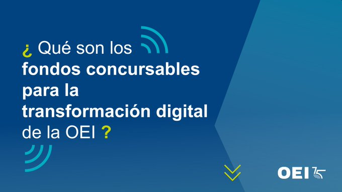 OEIEcuador's tweet photo. 📣Lanzamos un fondo concursable de3️⃣millones de dólares para financiar y ejecutar hasta1️⃣8️⃣ proyectos de cooperación que impulsen la #TransformaciónDigital de Iberoamérica. 

👇🧵¡Sigue este hilo y conoce las claves para presentar tu iniciativa!
