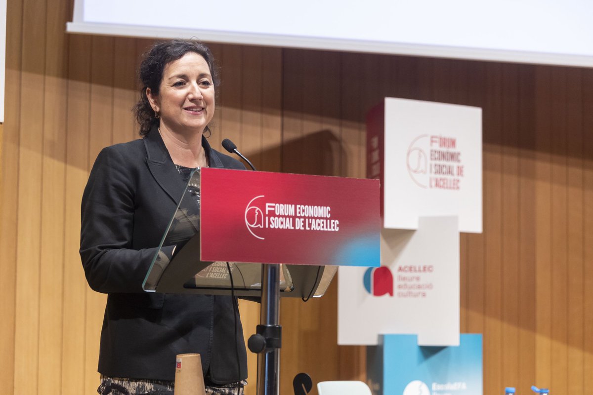 economiacat's tweet image. 💬 Consellera @aliciarll: &quot;Per això, hem tirat endavant una proposta molt interessant amb l’@icfcat per ajudar el sector.

Volem ajudar a les entitats i empreses perquè no hagin de carregar amb els greuges de la burocràcia excessiva que tenim a l&apos;Administració.&quot;

#FòrumAcellec