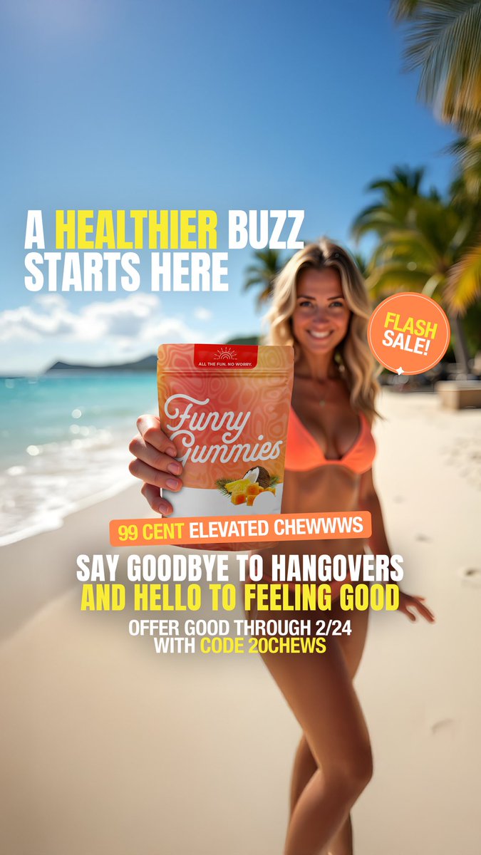 KushdotCom's tweet photo. Get your summer started early with our THC Funny Gummies. Feels like vacation in each bite https://t.co/DZxEVN4ObS