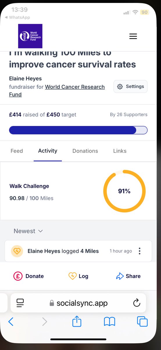 ElaneHeyes's tweet photo. Day 19 wet walk today with Sammie done 4.0 mile today, nearly 91% 9more days to go and raised £414:00 thank you to everyone who has sponsored me ❤️ I really do appreciate it, nearly at my target of £450:00 #100milewalkingchallenge #determined #AlmostThere 
https://t.co/oikxNm25Tf https://t.co/MBXEBD8jNG