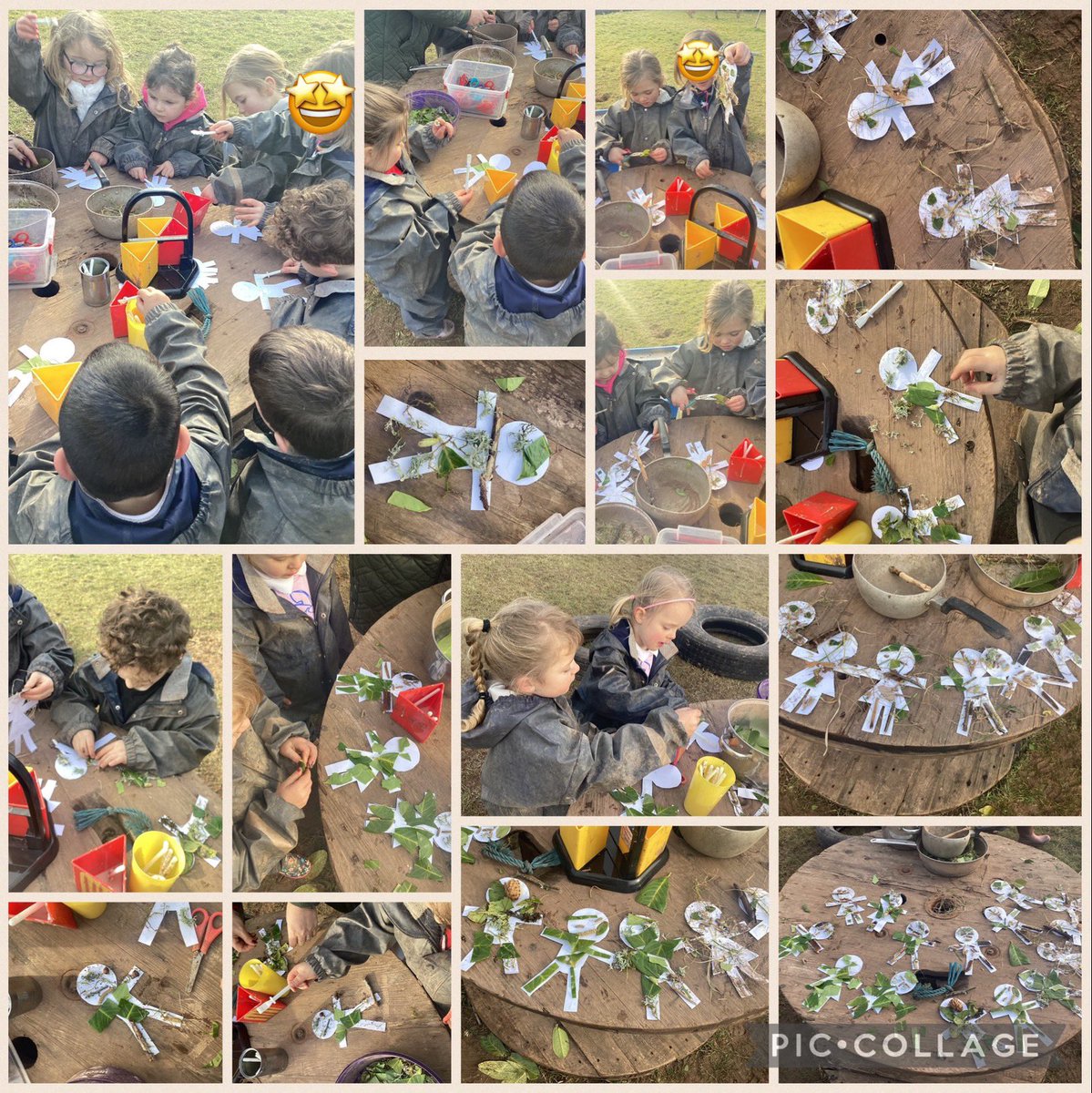 Dosbarth Melyn 🟡 talked about ‘Random acts of Kindness’ week in Forest Schools. They collected nature in teams and made an outdoor paper doll to make a chain. 🌳🪵❄️🌎. <a href="/Thrive_Outdoors/">Thrive_Outdoors</a> <a href="/LtL_News/">Learning through Landscapes</a> <a href="/_OLW_/">DysguAwyrAgoredCymru/OutdoorLearningWales</a> #outdoorlearning #healthyconfidentindividuals