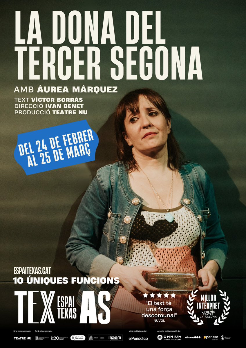 EnPlatea (@enplatea) on Twitter photo El <a href="/EspaiTexasBcn/">Espai Texas</a> de #Barcelona recupera, a partir del 24/02, LA DONA DEL TERCER SEGONA. No te pierdas la #crítica que #DianaLimones realizó en su estreno en la @salaatrium en #Julio2021 dentro de la programación del <a href="/grecfestivalbcn/">Grec Festival Bcn</a> ow.ly/E5yp30rPz6j #EnPlatea <a href="/dynnk/">Dy LC</a> El <a href="/EspaiTexasBcn/">Espai Texas</a> de #Barcelona recupera, a partir del 24/02, LA DONA DEL TERCER SEGONA. No te pierdas la #crítica que #DianaLimones realizó en su estreno en la @salaatrium en #Julio2021 dentro de la programación del <a href="/grecfestivalbcn/">Grec Festival Bcn</a> ow.ly/E5yp30rPz6j #EnPlatea <a href="/dynnk/">Dy LC</a>