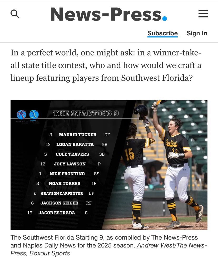 Baseball Players to watch list looks like an old Monarch Line up Card!  <a href="/_GrayCarpenter/">Grayson Carpenter</a> <a href="/JoeyLawson2026/">Joseph Lawson</a> <a href="/jacksongeiger4/">jackson geiger</a> <a href="/JacobEstrada00/">Jacob Estrada</a> in the starting 9 🔥 and we 👀 the others on the list! <a href="/ide_landon/">Landon Ide</a> <a href="/JTHuether_2025/">JT Huether</a> <a href="/CarterChalder/">Carter Chalder 2026</a> <a href="/O_Rardin8/">Owen Rardin</a> <a href="/a_overmyer2026/">Alan</a> <a href="/ObOsceola/">OB Osceola III</a>