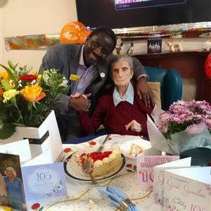 Eleanor celebrated her 105th birthday at StAnnes, what an amazing milestone. A Huge congratulations  to Eleanor ❤ 🍾 #ForestHealthLtd