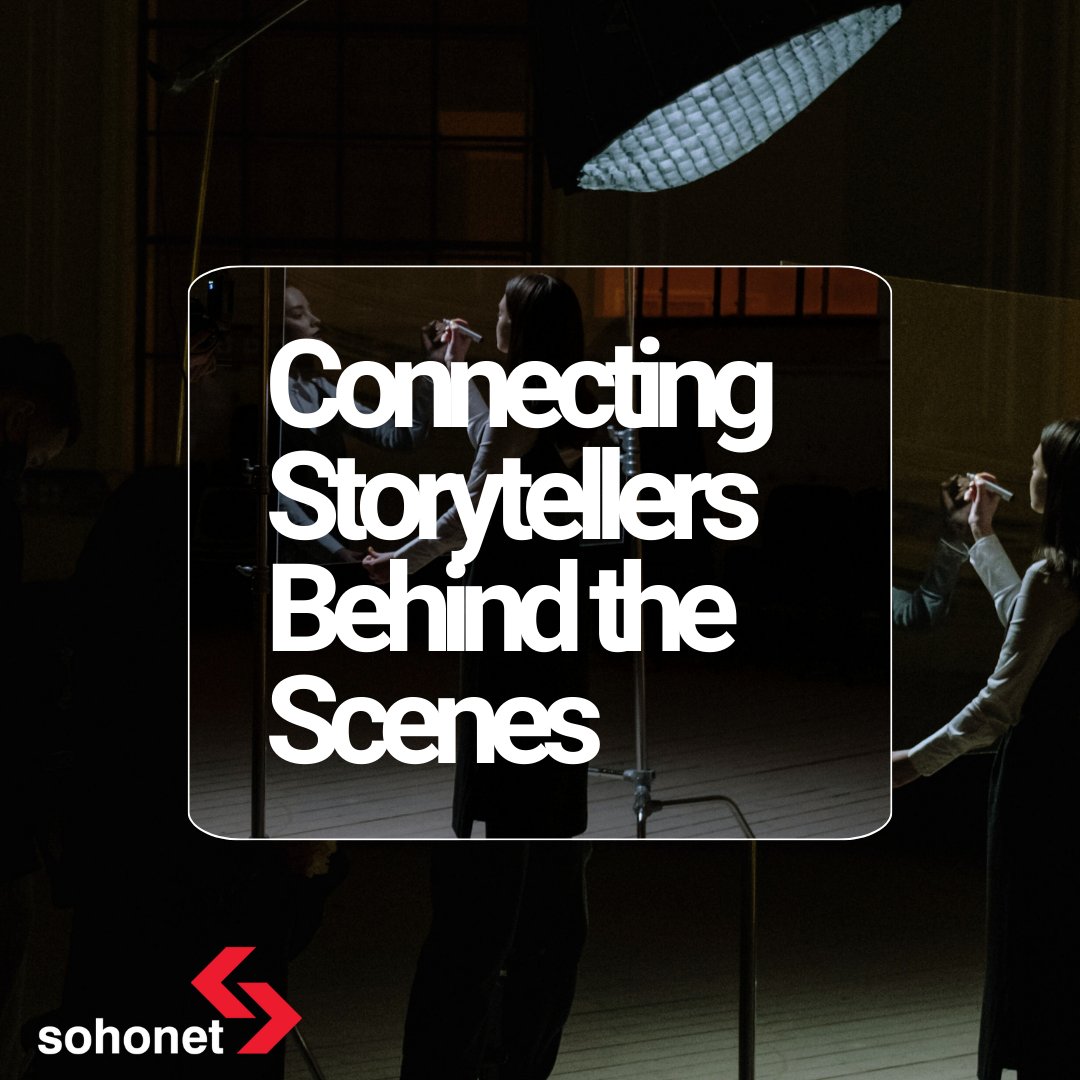 Sohonet's tweet image. Trusted by every major studio and thousands of creatives, Sohonet offers the collaboration tools that unite creative teams. Discover how we can help you: ow.ly/gZIg50UFfYi
 #FilmIndustry #StudioTools #CreativeTeam