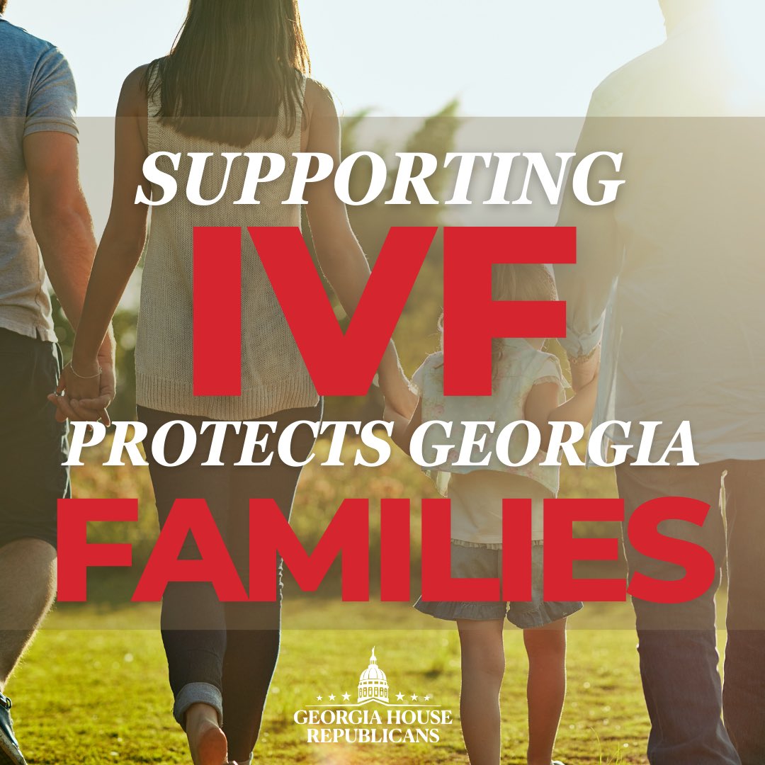 GA House Republicans (@gahousegop) on Twitter photo Thank you <a href="/POTUS/">President Donald J. Trump</a> for taking a strong stand to protect IVF.
We've introduced legislation here in Georgia to put families first and protect access to IVF.
Watch to learn more: wsbtv.com/news/local/atl… Thank you <a href="/POTUS/">President Donald J. Trump</a> for taking a strong stand to protect IVF.
We've introduced legislation here in Georgia to put families first and protect access to IVF.
Watch to learn more: wsbtv.com/news/local/atl…