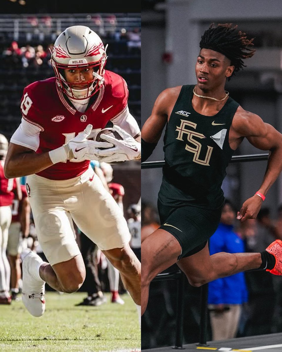 Travis Miller (@travismillerx13) on Twitter photo In his second 400m race of the season, FSU freshman running back Micahi Danzy moves up to third in school history with his 46.14 PB 👏
📷: <a href="/FSU_Track/">Florida State T&F/XC</a> In his second 400m race of the season, FSU freshman running back Micahi Danzy moves up to third in school history with his 46.14 PB 👏
📷: <a href="/FSU_Track/">Florida State T&F/XC</a>