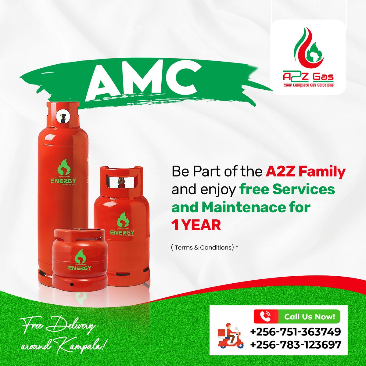 energygasug's tweet photo. π₯ Join the A2Z Family Today! π₯
Get FREE services & maintenance for 1 YEAR when you become part of A2Z Gas! π
π Free Delivery around Kampala!
π Call Now: +256-751-363749 | +256-783-123697
#A2ZGas #CompleteGasSolutions #FreeMaintenance #EnergyForAll #ReliableService https://t.co/x2epWlbInp