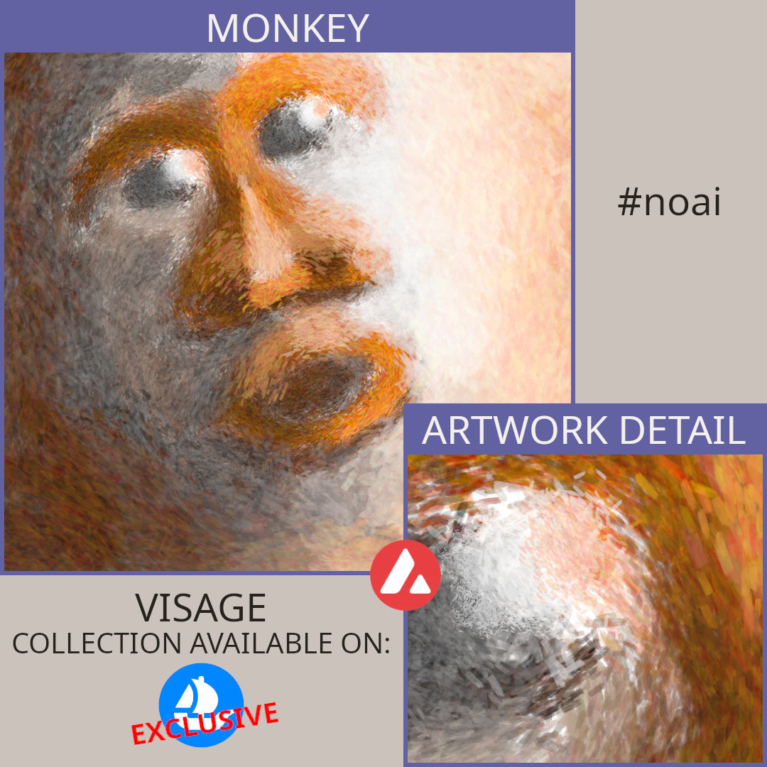 CofettiArt's tweet photo. Monkey captures a fleeting, intensely emotional moment, freezing a scream in time. #Visage #noai #EmotionalImpact #MomentInTime #FreezeFrame #AVAXMonday
https://t.co/DyQvK2v44t
1 $AVAX, 1/1 https://t.co/24qESGwZeI