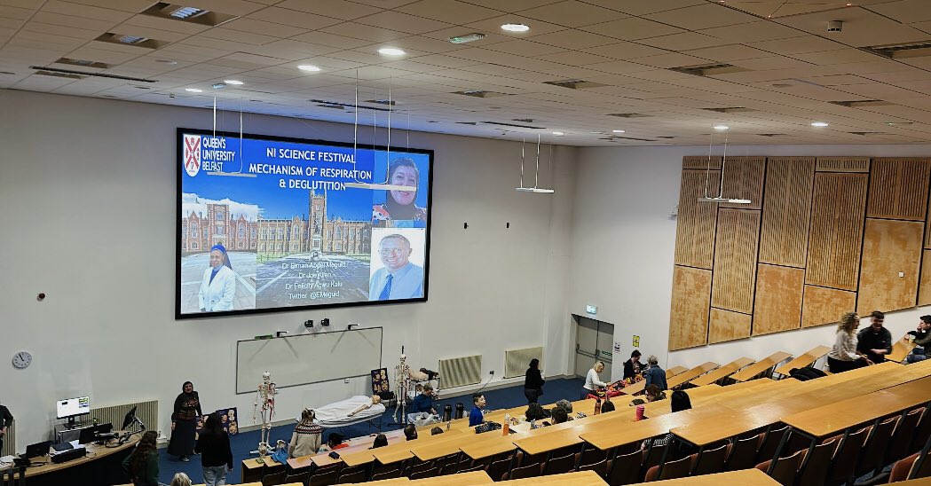 EMeguid's tweet photo. I had the privilege of delivering a memorable inclusive @niscifest Workshop at @QUBelfast , @qubengagemhls_d @QUB_SMDBS, @QueensBiomed with Felicity Kalu &amp; Joe Allen. What  an engaging session to explore mechanism of respiration &amp; deglitution through interaction, videos,quizzes https://t.co/UtYiRSlaOi