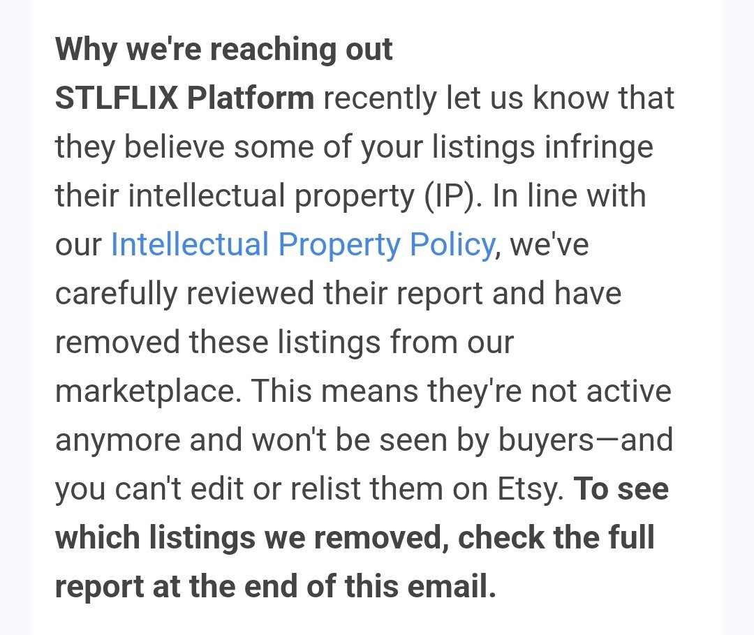 Can you Copyright a Dinosaur???? 🦖☠️ 

Well STLflix think they can because they have reported my Trex head on Etsy, even though it's clearly a different model, and it was released 2 years ago. 

That or they are trying to bully a small artis 🤔 

#3dprinting #3dartist #trexhead