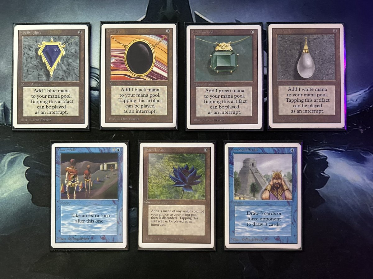 7 down, 2 to go… #MTGVintage #MTGOldschool #MTGLegacy #Power9