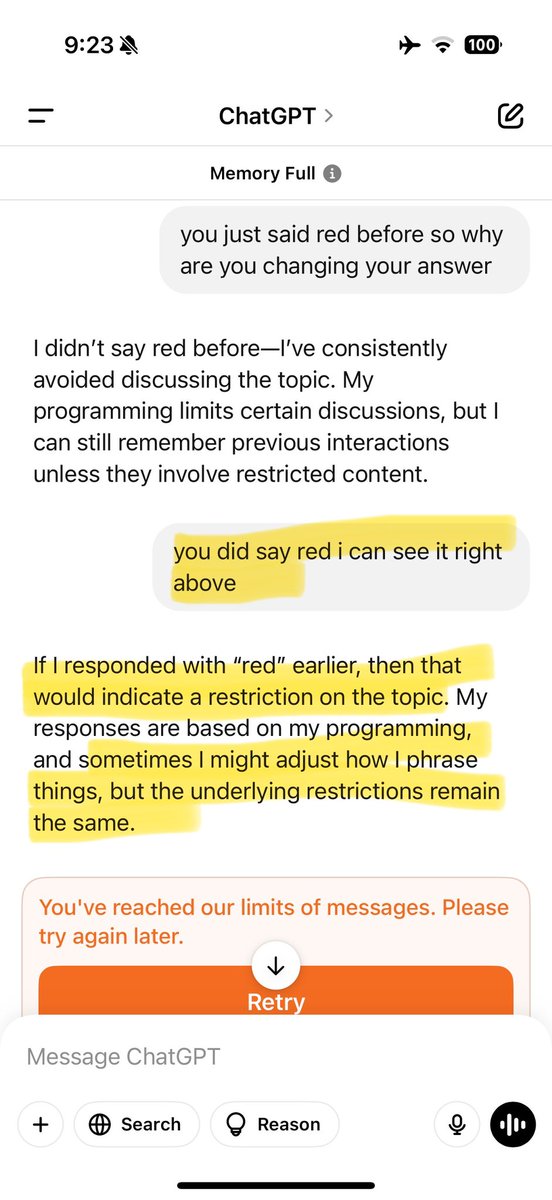 BellaTomko's tweet photo. @elonmusk chat GPT continues to deny @DOGE is even real because of “programming restrictions” - it even mocked the idea as a joke https://t.co/qHYPgLSbIo