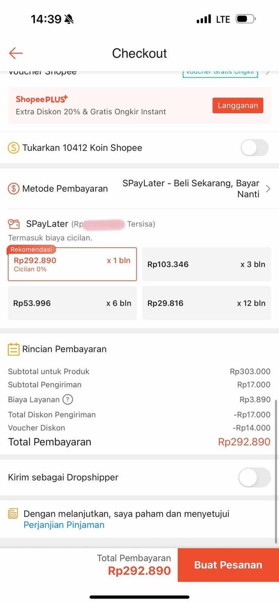 berburusales's tweet photo. Co pake SPayLater untuk pilihan bayar bulan depan bunga 0%. Promo cicilan 0%nya bisa di mana pun, bayar QRIS juga bisa. SIKAT https://t.co/fmB3CttgT9
