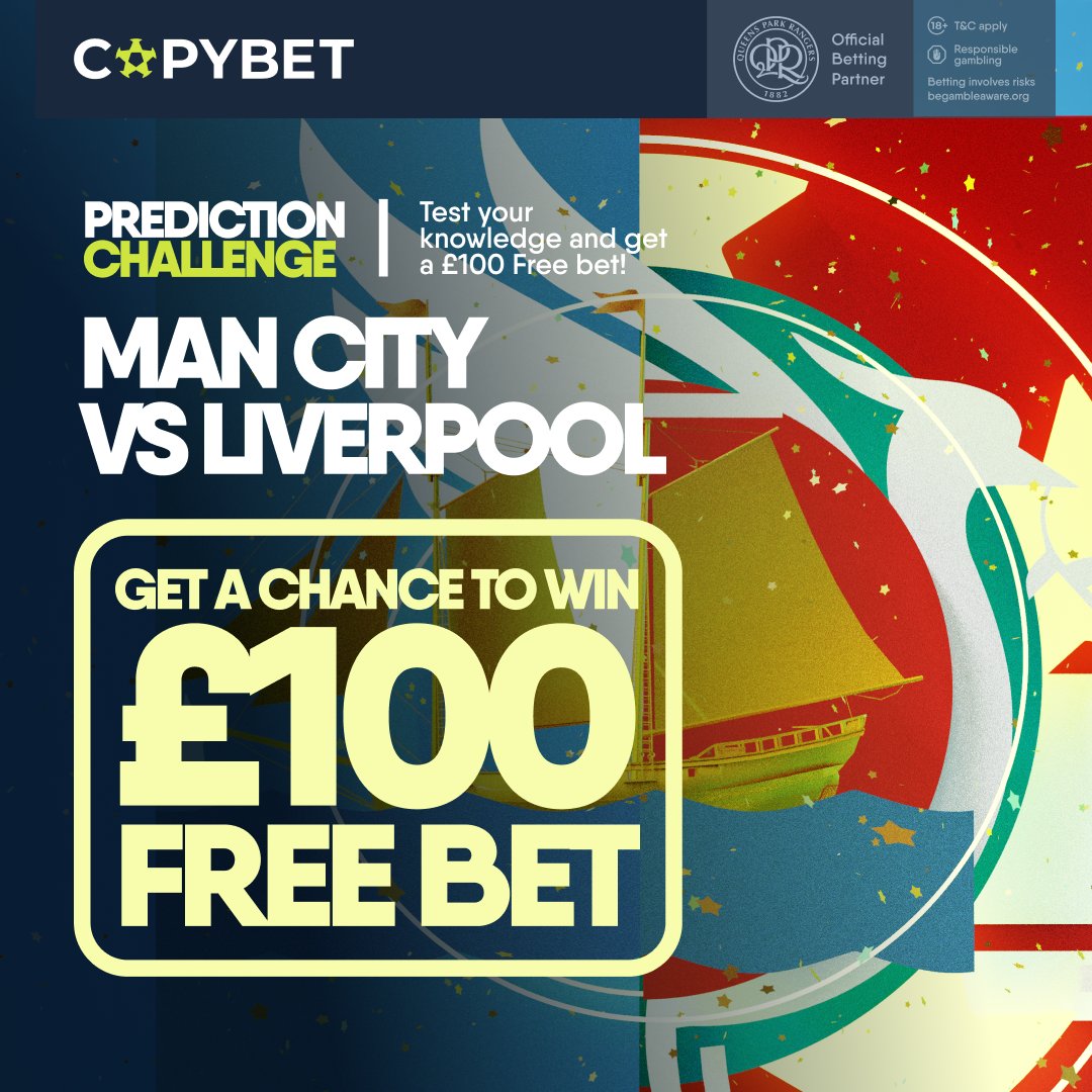 CopyBet UK (@copybetuk) on Twitter photo 🙌 | Chance to WIN a £100 free bet!
To enter:
😎 Follow <a href="/CopyBetUK/">CopyBet UK</a>
🔃 Repost this competition
💬 Comment with what you think the outcome of Sunday's Premier League clash between Manchester City and Liverpool will be.
18+. UK residents only. One entry per 🙌 | Chance to WIN a £100 free bet!
To enter:
😎 Follow <a href="/CopyBetUK/">CopyBet UK</a>
🔃 Repost this competition
💬 Comment with what you think the outcome of Sunday's Premier League clash between Manchester City and Liverpool will be.
18+. UK residents only. One entry per