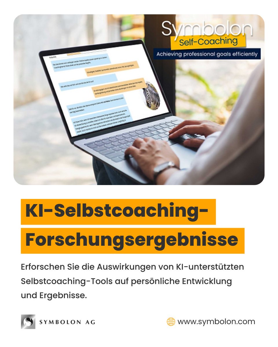 Die Evaluierung der Universität Hamburg zeigt, dass das KI-gestützte Symbolon Selbstcoaching die persönliche Entwicklung fördert, indem es tiefe Erkenntnisse und AHA-Momente ermöglicht.

Erfahren Sie mehr: symbolon-coaching.com/evaluation

#BeruflicheEntwicklung #Germany