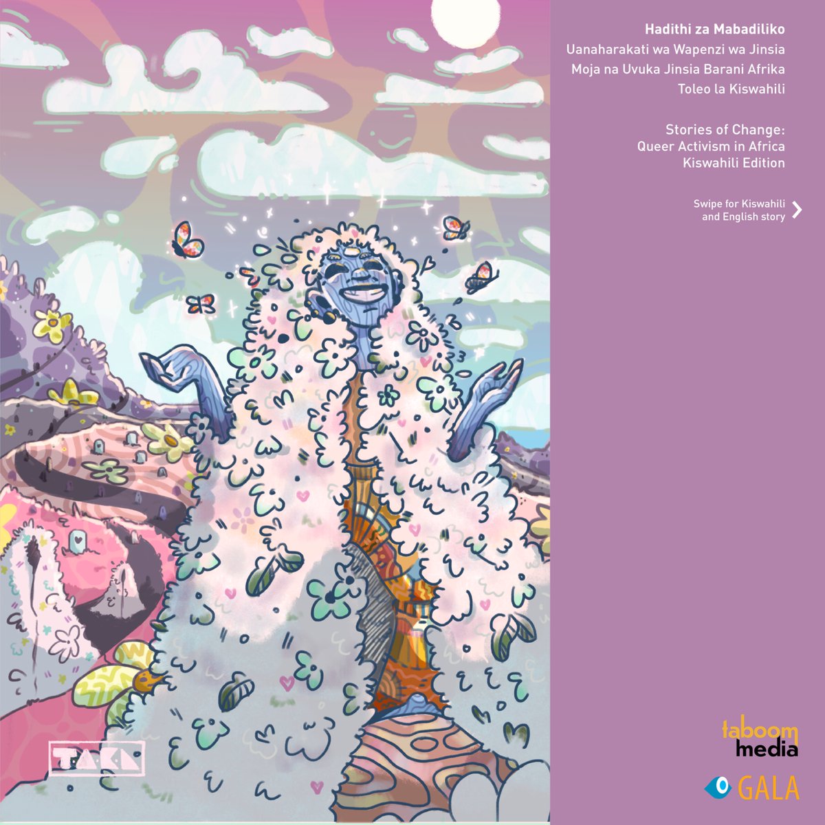 🌟 Featured Story: Kimya Changu Kinapiga Nduru / My Silence Screams by *Harry, art by Larissa (Lari) Mwanyama

Explore Stories of Change: Queer Activism in Africa—free in Kiswahili &amp; English: taboommedia.com/2024/10/29/tab…  

#QueerStories #QueerAfrica