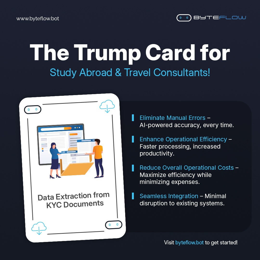 ByteFlowBot's tweet image. Stop Wasting Time—Play Your Best Hand! 🃏

Manual data extraction? Too slow. Too messy.
Let ByteFlow automate it so you can work smarter &amp;amp; scale faster!

♠️ Upgrade your workflow now! 👉 byteflow.bot

#ByteFlow #Automation #SmartWorkflows #EfficiencyBoost