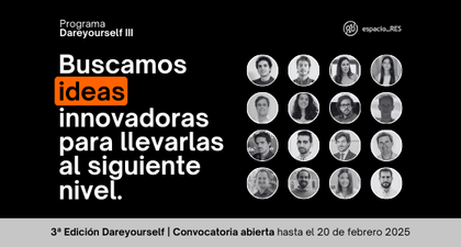 🚀 ¡Último día para apuntarte a #Dareyourself!

💡 ¿Tienes una idea innovadora? Esto es para ti:
✅ Mentorías.
✅ Formación especial para startups.
✅ Construcción de un MVP.

¡Convierte tu idea de negocio en algo real!

➡️ Aplica aquí: espaciores.org/programa-darey…