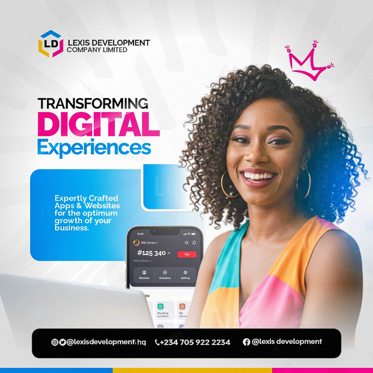 LexisDev's tweet image. Innovative Digital Solutions: Expertly Crafted Apps &amp;amp; Websites for Business Success.

#reels #lexisdevelopment #fyp #technology #trendingreels #wednesday #explore #viralvideos #website #mobileapps