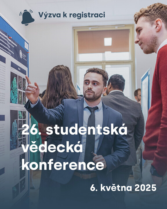 🚀 Zajímáte se o biomedicínu a podílíte se na výzkumu? Přihlaste se na SVK a představte výsledky své práce odborné porotě i široké veřejnosti!
Hledáme mladé vědce, kteří chtějí sdílet své poznatky, navázat nové kontakty a hlavně získat cenné zkušenosti.
ℹ️ kont.ly/SVK