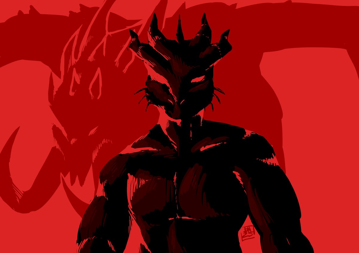 #BG3 #art #Dark_Urge #DarkUrgeBG3 #Dragon #red