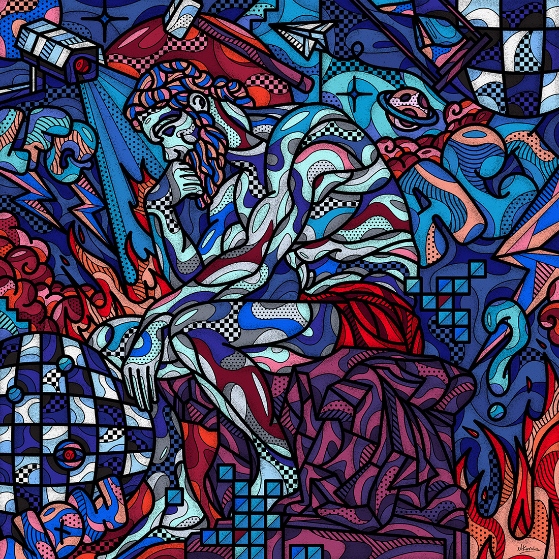 SmirapDesigns's tweet image. GM ☀️

3 new personal artworks are on the way.
One is completed and I'm hoping to be able to share it next week.
The other is at a linework stage.
The last one is still at the idea/early concept stage.

Very excited to finally share some new pieces soon.