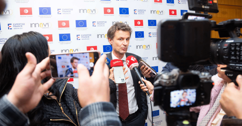 🚀 💻 Clôture du projet sur l‘entrepreneuriat innovant en Tunisie

📊 Innov'i en quelques chiffres :
✔️ 322 startups financées
✔️ +1100 porteurs de projets accompagnés
✔️ +2000 jeunes formés 
✔️ 23 structures d’accompagnement soutenues

<a href="/FranceTn/">La France en Tunisie 🇫🇷🇪🇺</a> <a href="/UeTunisie/">UE en Tunisie</a>