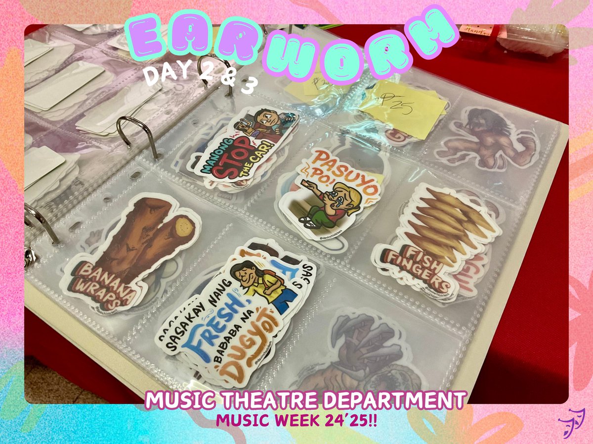 ust_mtdept's tweet photo. Day 2 &amp; 3 of Music Week 2025!! 🎉 Our booth is open to everyone!! We’re successful enough to sell lots on the 2nd &amp; 3rd day 🫶 Don’t worry if you weren’t able to buy today, you still have a lot of time to check our booth tomorrow!! 🤩 See you!!

#USTMusicWeek #MusicTheatre #USTCM https://t.co/2e4cotkL6m