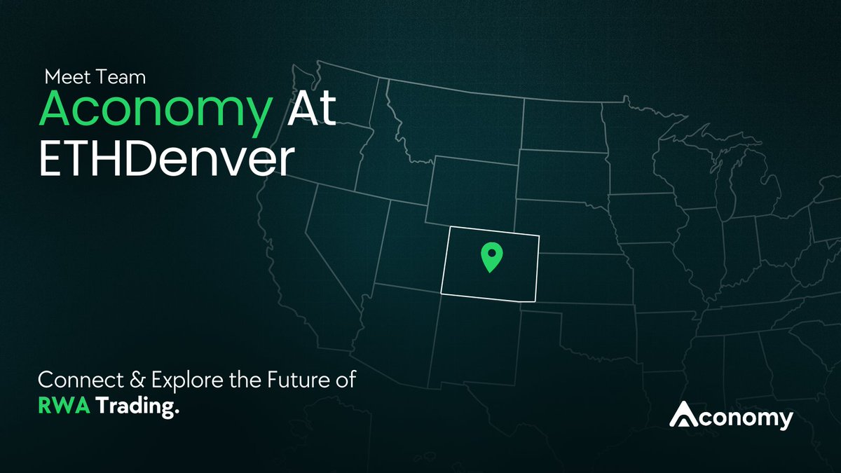Aconomy Foundation (@aconomyfdn) on Twitter photo 👀 Looking for an alpha on RWAs?
Catch up with our Founder & CEO <a href="/pushkarrvohra/">Pushkar Vohra | rebuilding economy with Aconomy</a> at <a href="/EthereumDenver/">ETHDenver 🏔🦬🦄</a> to discuss the latest RWA trends, narratives, and the future of on-chain asset trading.
Get the inside scoop on aconomy.io, our RWA P2P Marketplace redefining on-chain 👀 Looking for an alpha on RWAs?
Catch up with our Founder & CEO <a href="/pushkarrvohra/">Pushkar Vohra | rebuilding economy with Aconomy</a> at <a href="/EthereumDenver/">ETHDenver 🏔🦬🦄</a> to discuss the latest RWA trends, narratives, and the future of on-chain asset trading.
Get the inside scoop on aconomy.io, our RWA P2P Marketplace redefining on-chain