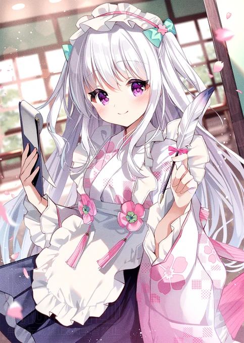 『 また来てくれたんですね  』#Skeb 