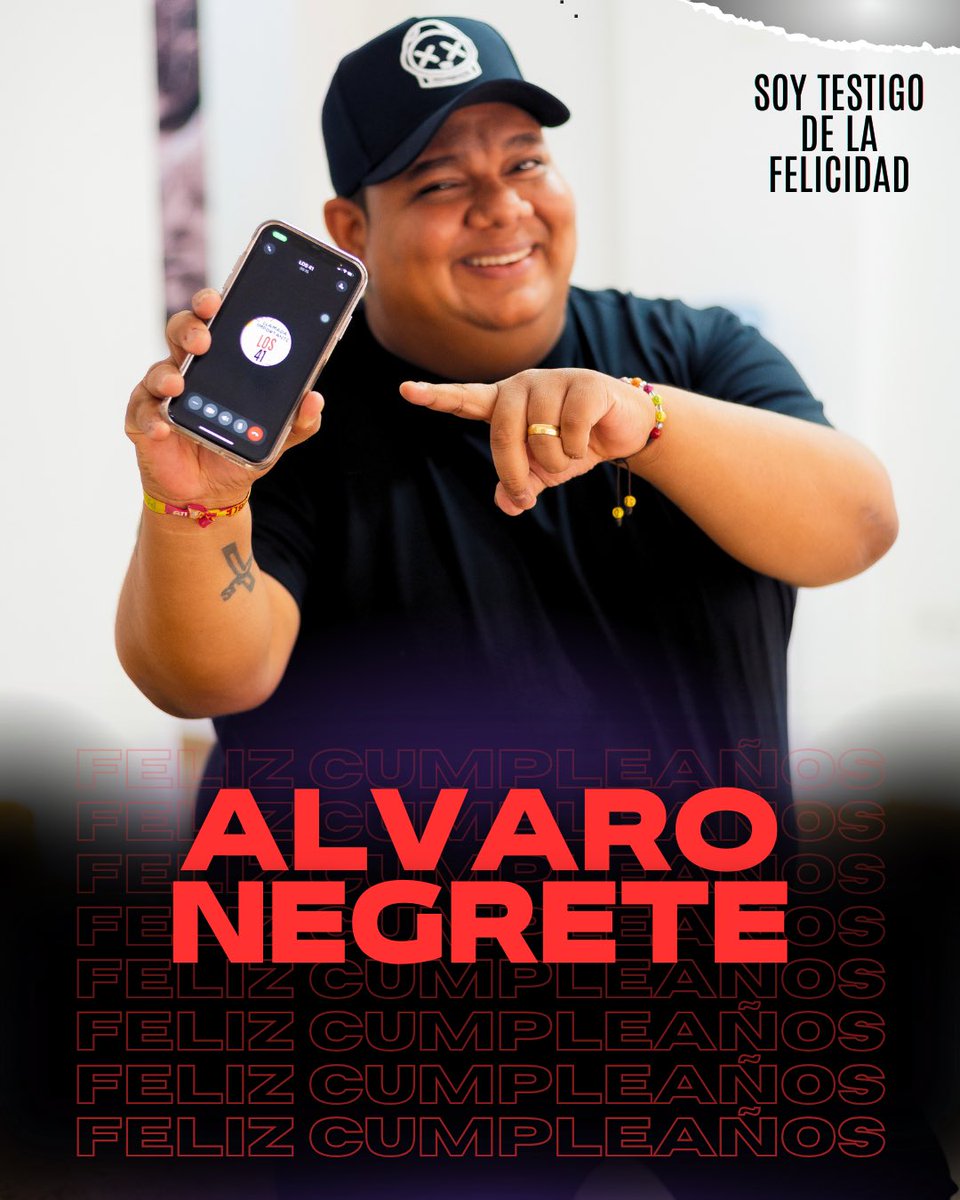 Los 41🎉 un nuevo año, tan lleno de Fe y la inmensa alegría que Dios me regala cada día, gracias mi Señor 🙌
Feliz Cumpleaños 🎉 Pa’mi ♥️