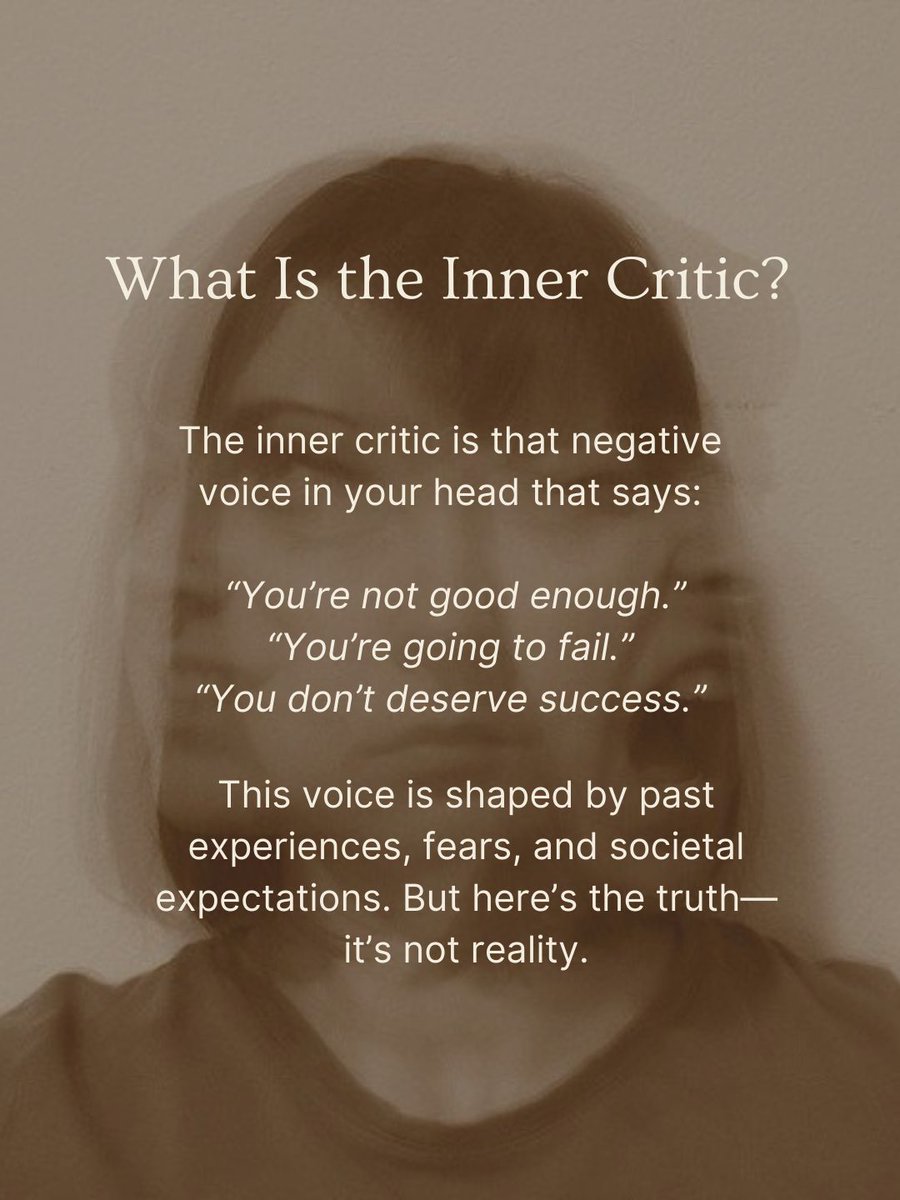 RHA_Wellbeing's tweet photo. Is Your Inner Critic Holding You Back?

That little voice that says “You’re not good enough”? It’s not the truth—it’s just a habit, and the good news is, you can rewrite it. ✨

But recognising it and taking positive action isn’t always easy—that’s where coaching comes in. https://t.co/IPhiYKDJ9f