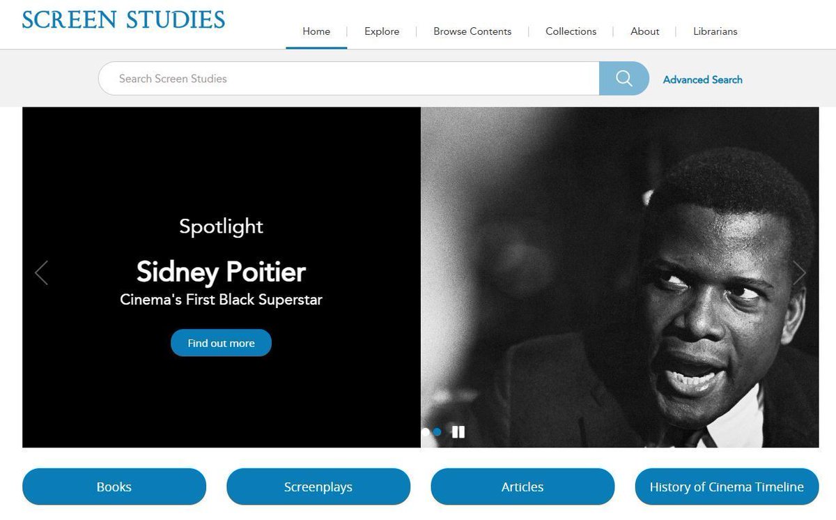 Discover our third Digital Resource of the month from Bloomsbury! 
Screen studies offers a collection of award-winning screenplays, books on film history and an interactive cinema timeline.
Access it via MyNESCol's Libraries Digital Resources at buff.ly/40RbU3T.
