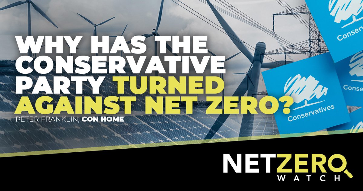 The truth is the Conservative Party has turned against Net Zero because it has been such a costly disaster that it is no longer politically viable to support it.

Any other analysis is just wrong.