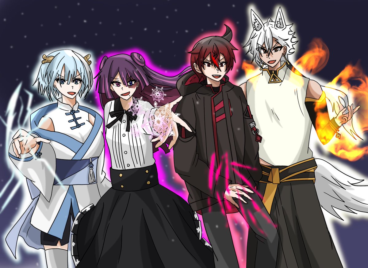 カレコレED #カレコレ #混血のカレコレ #カゲチヨ #ヒサメ #シディ