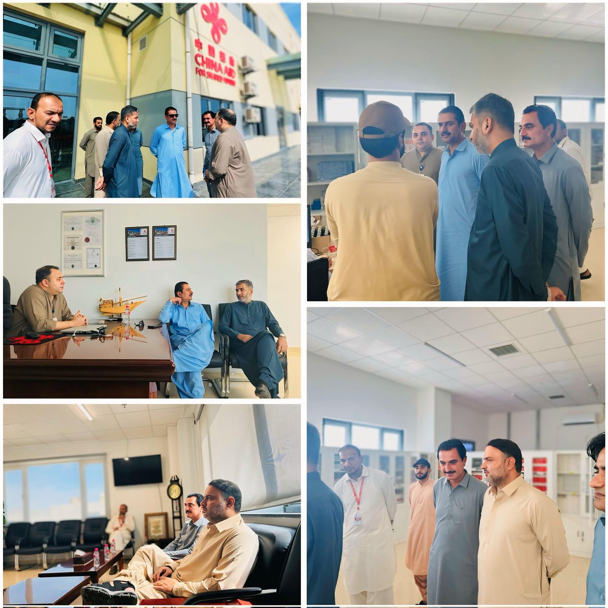 *میر حمل کلمتی کا انڈس ہسپتال گوادر کا دورہ*
<a href="/HammalKalmati_/">Mir Hammal Kalmati</a>
*بلوچستان نیشنل پارٹی* کے مرکزی رہنما سابق صوبائی وزیر فشریز * میر حمل کلمتی* کا انڈس ہسپتال گوادر کا دورہ
انڈس ہسپتال گوادر کے سی ای او *ڈاکٹر افعان* سے ملاقات کی