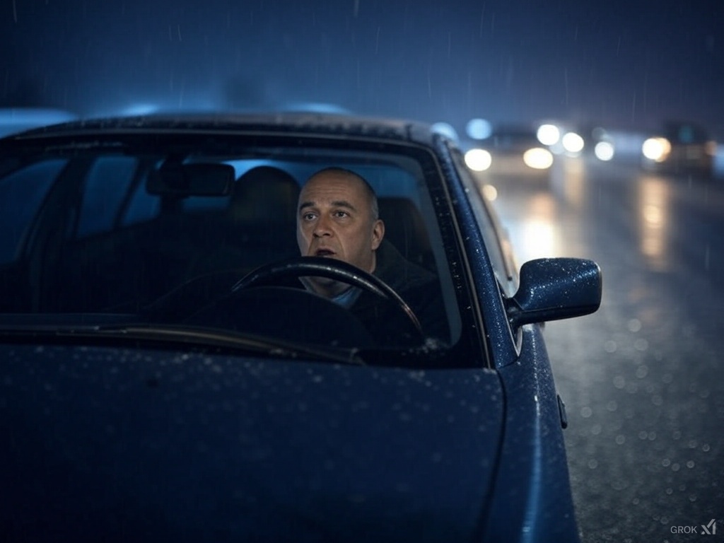 ⚠️ Distancia de seguridad
Con lluvia o nieve, tu coche necesita el doble (o más) de espacio para frenar. Pegarte al de delante solo te garantiza un buen susto. Por <a href="/MTBallester/">TERESA BALLESTER</a>
