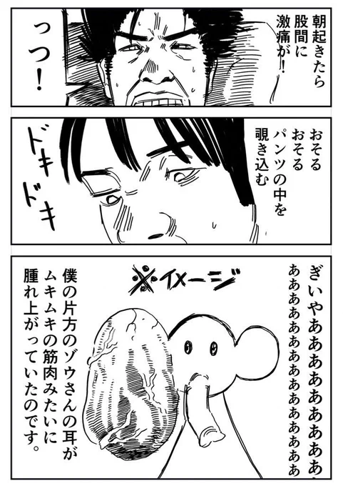 これが7年前の金玉が膨張した話です。 