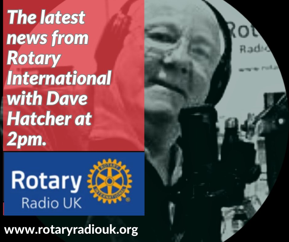 rotaryradiouk's tweet photo. Steve wood at 10am.
Dave Hatcher at 2pm with all of the latest Rotary News from around the Globe including updates on #ShelterBox and #Aquabox.
On-line and On-Alexa.
https://t.co/GqRwskgQ6c https://t.co/Di5y169NkG