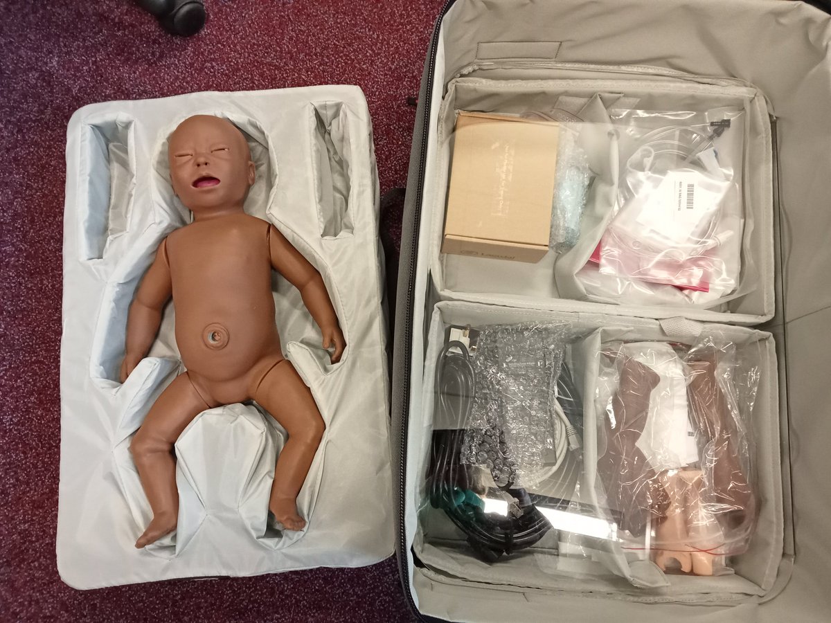 NES Clinical Skills Managed Educational Network (@csmen1) on Twitter photo Very excited our new SimNewB neonatal manikin has arrived for the <a href="/NHS_Education/">NHS Education for Scotland (NES)</a> #MobileSkillsUnit.
Looking forward to getting her installed on the MSU supporting neonatal training across Scotland! #simulation #NeonatalEmergenciesTraining Very excited our new SimNewB neonatal manikin has arrived for the <a href="/NHS_Education/">NHS Education for Scotland (NES)</a> #MobileSkillsUnit.
Looking forward to getting her installed on the MSU supporting neonatal training across Scotland! #simulation #NeonatalEmergenciesTraining