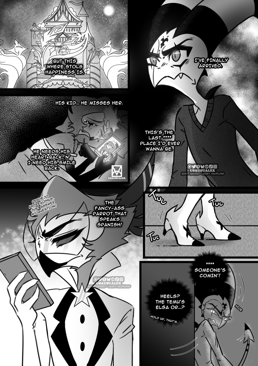 Usausualex's tweet photo. #stolitz comic 🦉🦎: Love lesson~
————————» 1/? «————————
#Blitzo #Blitzofanart #Vassago #Vassagofanart #helluvaboss #HelluvaBossFanart #Stolitzfanart #stolas #stolasfanart https://t.co/Sgr92M7tat