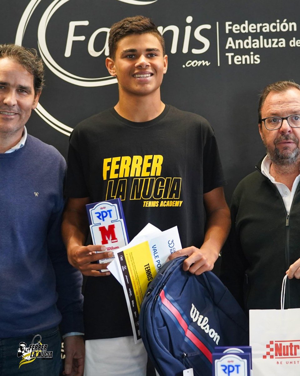 Ferrer Tennis Academy (@ferreracademy) on Twitter photo Congratulations to ๐ฅ๐ผ๐ฐ๐ฐ๐ผ ๐ฅ๐ถ๐ฐ๐ต๐ฎ๐ฟ๐ฑ๐๐ผ๐ป on winning the Marca Challenge Tour U16 in Seville last week! ๐
An incredible achievement, securing the first Marca tournament of the year on this prestigious tour. Your effort, commitment, and hard work continue to pay off. Congratulations to ๐ฅ๐ผ๐ฐ๐ฐ๐ผ ๐ฅ๐ถ๐ฐ๐ต๐ฎ๐ฟ๐ฑ๐๐ผ๐ป on winning the Marca Challenge Tour U16 in Seville last week! ๐
An incredible achievement, securing the first Marca tournament of the year on this prestigious tour. Your effort, commitment, and hard work continue to pay off.