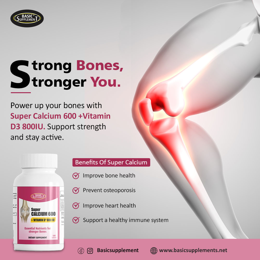 Basicsupplng's tweet photo. Take Basic Supplement Super Calcium today for stronger bones, good mobility, flexibility, and a healthy body.
#strongbones #bones #likes #vitality #immunity #immunesystem #Calcium #VitaminD #basicsupplements #immuboost #immune #explorepage #healthcare https://t.co/STD6cjklsP