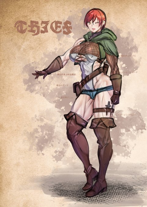 キャラ設定画できた 