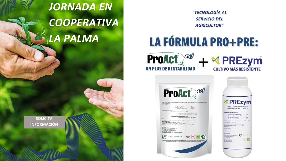 🌱✨ Jornada en Cooperativa La Palma
Nuestra asesora técnica-comercial compartió un día excepcional en el almacén de suministros de Vélez de Benaudalla, los agricultores mostraron gran interés en conocer ProAct®️ y PREzym®️.
#ProAct #PREzym #CosechasExitosas #LaPalma