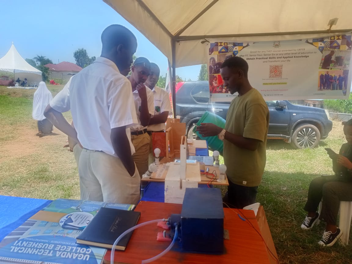 Uganda Technical College - Bushenyi (@utcbushenyi) on Twitter photo We join the rest of the Exhibitors in the 1st Uganda Education and Career Expo in Ntare school, this will go on for the next 3 days. Grateful to <a href="/UBTEB/">UBTEB Uganda</a> for sponsoring a stall for Utc Bushenyi and @Nyamitanga Technical Institute to display their skills & innovation in technology. We join the rest of the Exhibitors in the 1st Uganda Education and Career Expo in Ntare school, this will go on for the next 3 days. Grateful to <a href="/UBTEB/">UBTEB Uganda</a> for sponsoring a stall for Utc Bushenyi and @Nyamitanga Technical Institute to display their skills & innovation in technology.